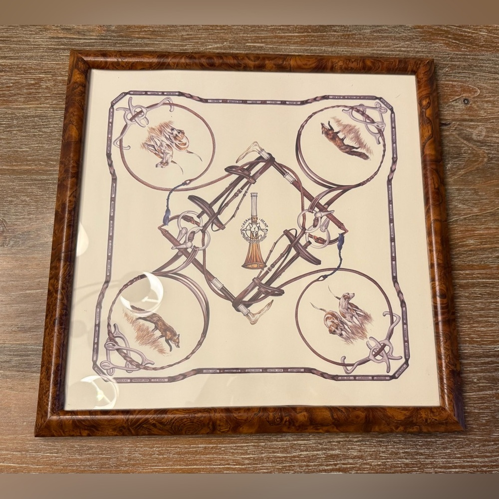 CASANOVA HUNT FOX HUNTING EQUESTRIAN & HOUND CLUB FRAMED PRINT